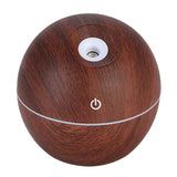 USB Aroma Essential Oil Diffuser Ultrasonic Air Home Humidifier Mini Mist Maker Aroma Diffuser 130ML 7 Color LED Light Office